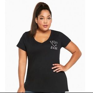 Torrid Total Babe V-Neck Tee